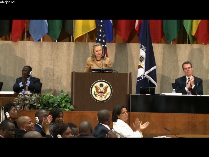 Hillary Cliton annonce la réouverture prochaine de la chambre de commerce Américaine en Cote d’Ivoire